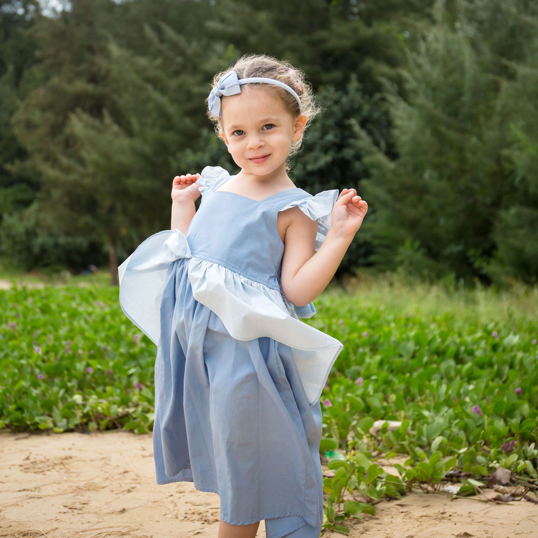 preorder: the glass slipper princess flutter woven dress